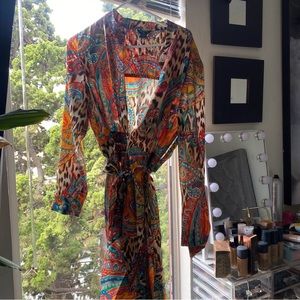 A beautiful dress with multiple colors